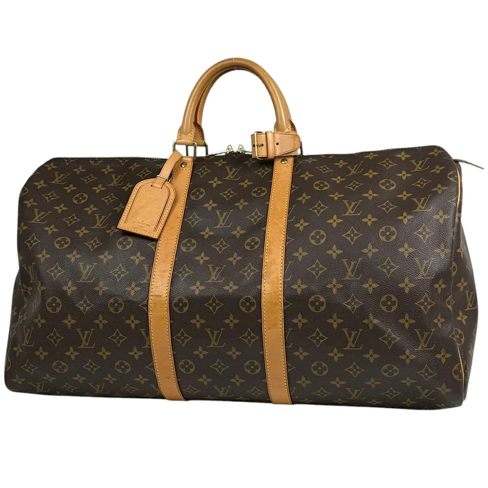 Louis Vuitton Keepall Boston Bag Monogram Brown